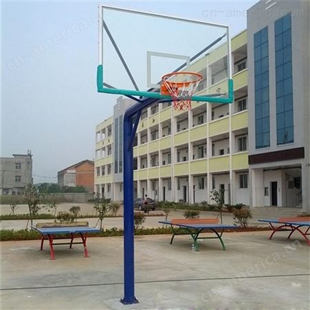 沧州奥缘体育 室外篮球架 地理式篮球架 180方管篮球架