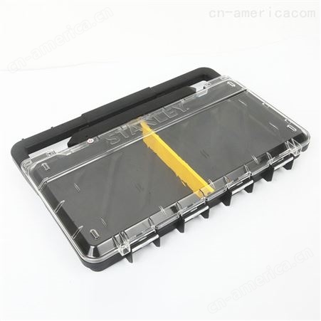 史丹利工具零件盒工具箱钻石透明塑料盒16寸STST74301-8-23  STANLEY工具