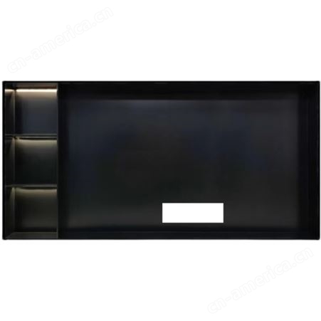 嵌入式电视壁龛柜别墅客厅开放式不锈钢电视机柜定制装饰制品