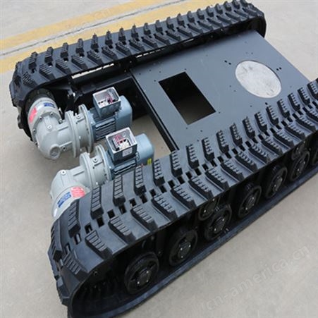 40吨传送带履带式底盘 柴油液压站 坦克履带底盘 性能稳定