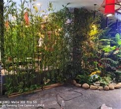 景观仿真植物 竹子 塑料配饰花草墙 户外装饰