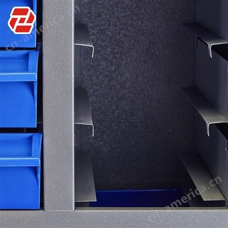 75抽零件柜 抽屉式电子元件 物料元器件 带门票据工具柜