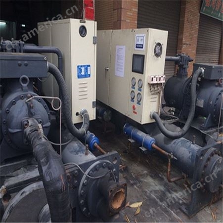 深圳光明新区螺杆水冷制冷机回收 空调上门回收电话恒运回收