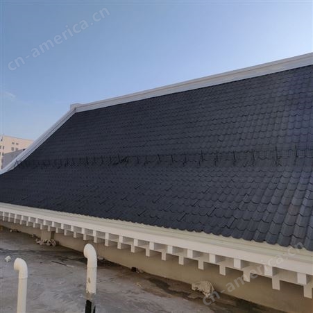 幻彩波形沥青瓦生产 多富瑞坡屋面屋顶瓦 别墅瓦 承接工程