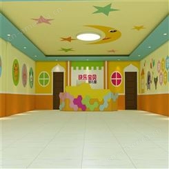鼎尚_幼儿园彩绘_主题墙壁壁画_校园围墙设计_根据不同需求定制