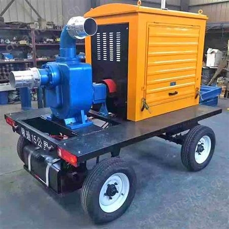 成德 防汛抗旱柴油泵车 自吸式防汛泵 园林用移动泵车
