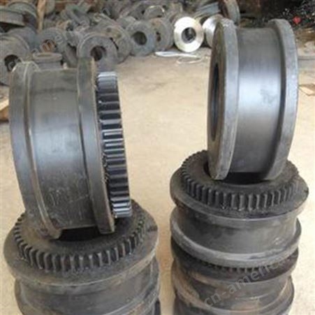 高温淬火调质型车轮组 起重机车轮组锻件 华升矿机