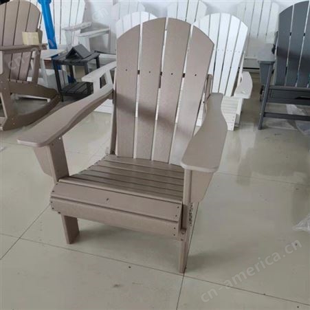 工厂定制高档塑料椅子 青蛙椅 休闲椅 沙滩椅 躺椅 户外家具 dirondack青蛙椅