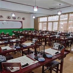 条案仿古中式学习茶艺毛笔培训实木书法桌条几供桌画案条桌国学桌
