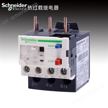 施耐德热过载继电器LRD14C 配LC1D交流接触器 热磁保护7-10A