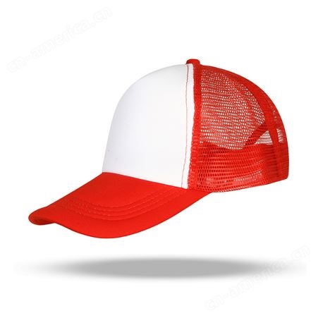 WHVC004 复合海绵网帽定制帽子 义工太阳帽定制logo 广告帽