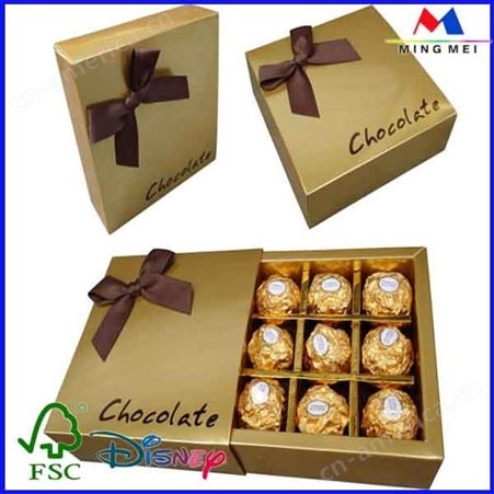 巧克力包装盒爱心巧克力礼品盒精装盒情人节礼盒
