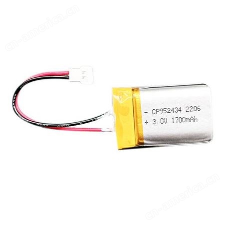 CP952434识别卡电池KJ236-K1CP952434高容量1700MAH带线3.0V