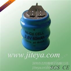 NI-MH 3.6V 60MAH镍氢扣式充电电池