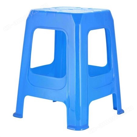 厂家直供 塑料凳子加厚家用PP大排档家居凳 成人家用高凳
