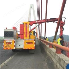 20米臂架式桥梁底部施工设备平台桥梁检测设备车租赁企业 桥宇路桥