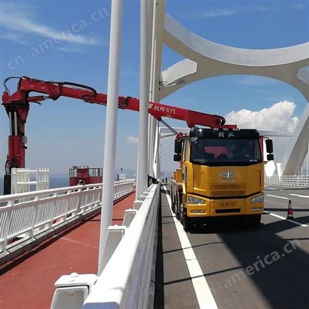 桥宇路桥 臂式21米桥梁施工检测设备平台作业车租赁