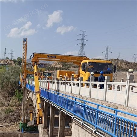 20米臂架式桥梁底部施工设备平台桥梁检测设备车租赁企业 桥宇路桥