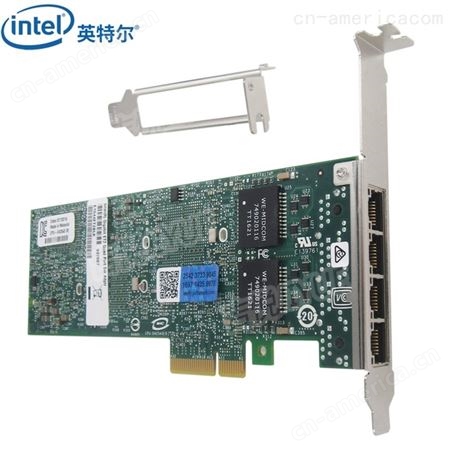 Intel四口网卡E1G44ET2千兆82576服务器PCIeX4机器视觉网卡原装