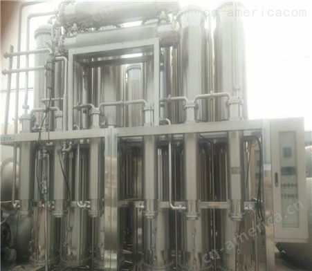 处理四级短程分子蒸馏机组多效蒸馏水机组水处理设备反渗透机