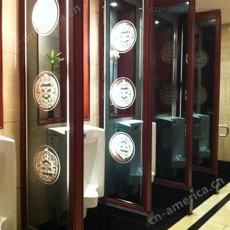 上海玉娇卫生间隔断艺术玻璃装饰玻璃