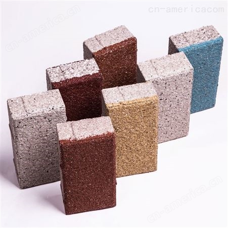 80厚陶瓷透水砖众光生产厂家海绵城市用砖颜色多样服务周到