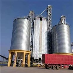 立式水泥仓 物料储存罐 粉煤灰钢板仓 运行稳定 可定制加工
